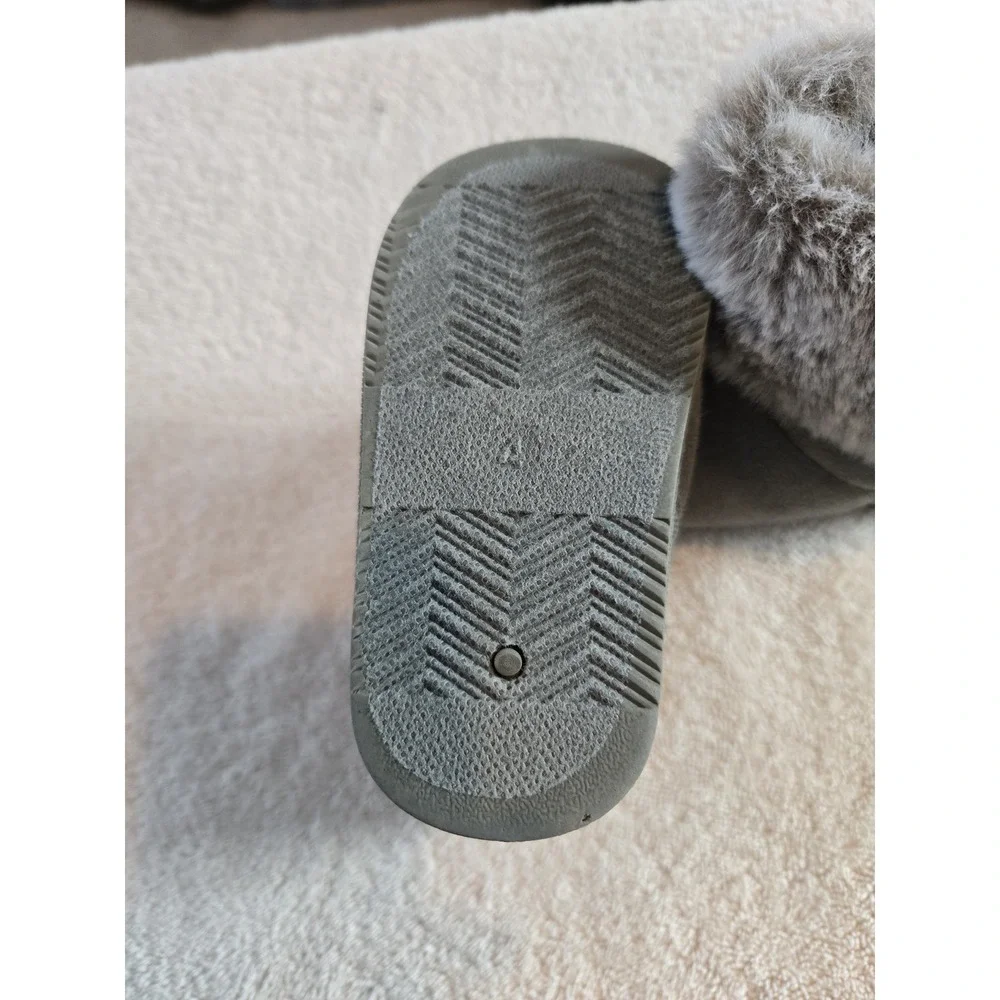 First Steps Stepping‎ Stones Toddler Girl Faux Fur Boots Size 4